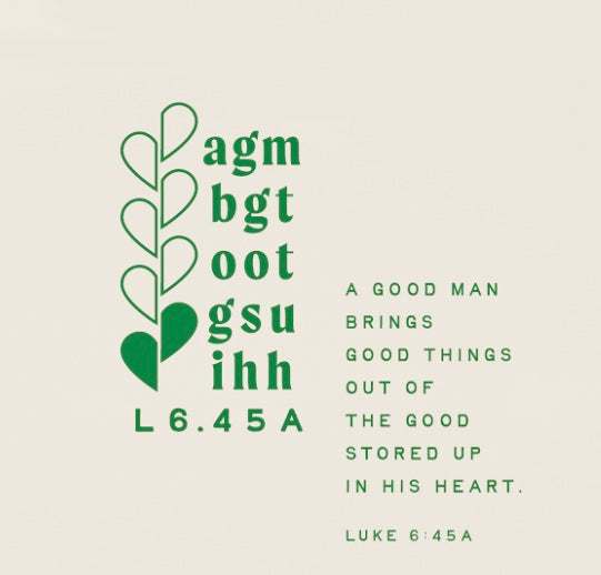 Good Things - 2024 May - Luke 6:45a