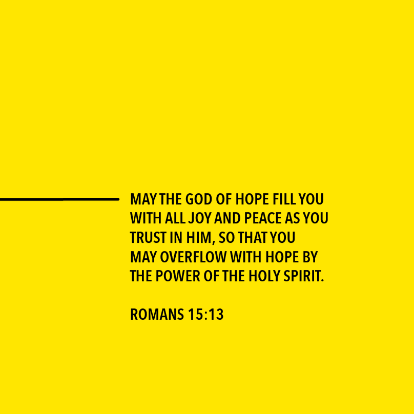 Overflow with Hope- 2022 Sept - Romans 15:13