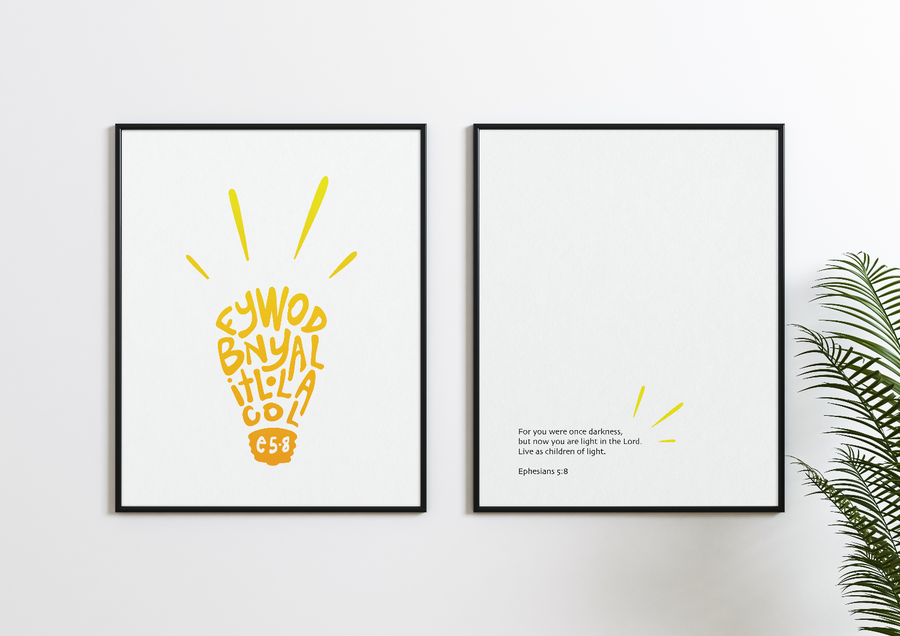 YOU ARE LIGHT - EPH 5:8 (Digital Print Pack)