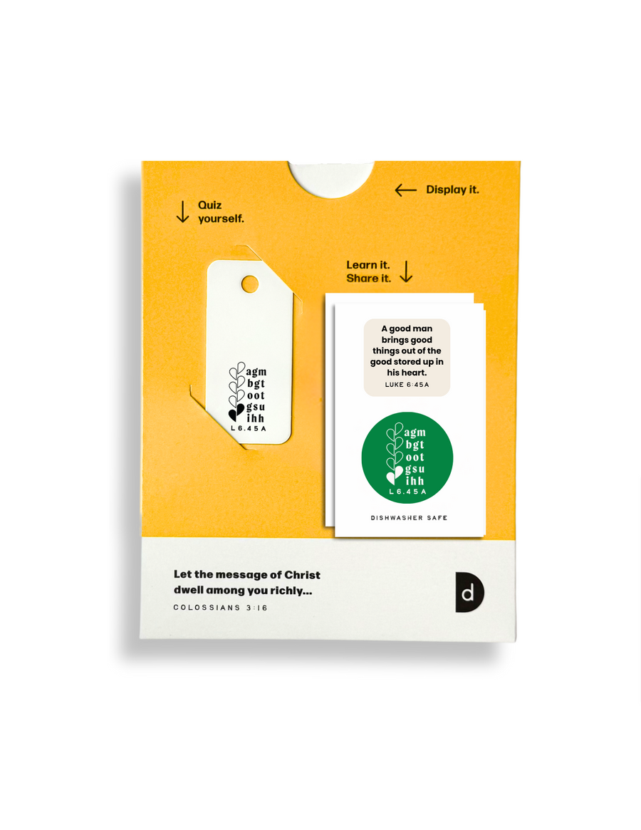 May 2024 - Luke 6:45a (Stickers)