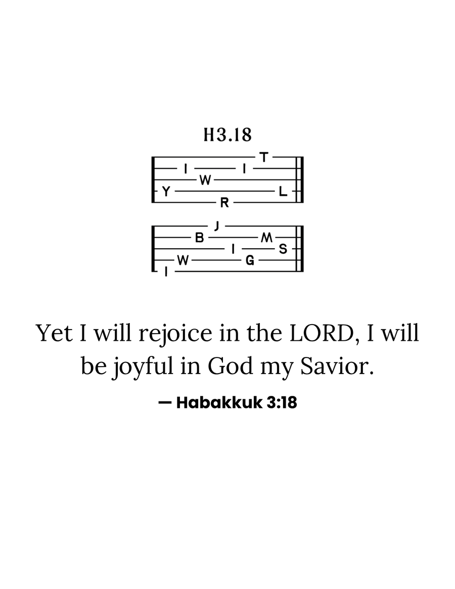 November 2025 - Habakkuk 3:18 (Complete)