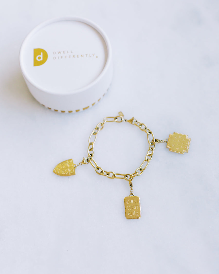 Strength Charm Bracelet - Ships 12/6!