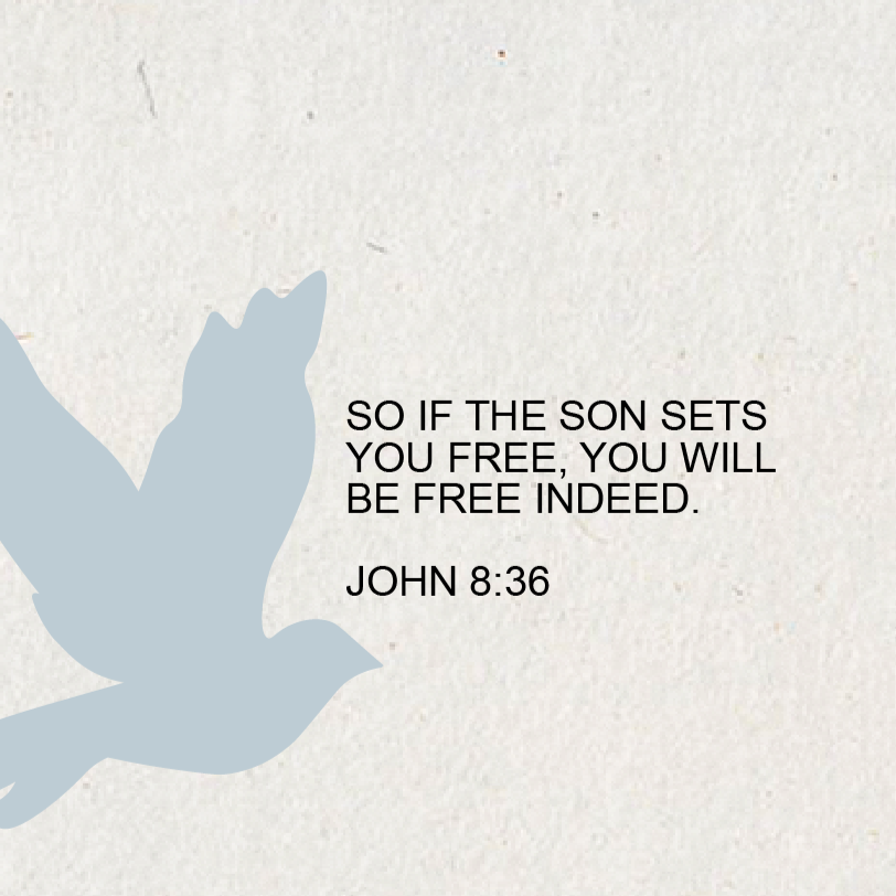 Free Indeed - July 2020 - John 8:36 (Tattoos)