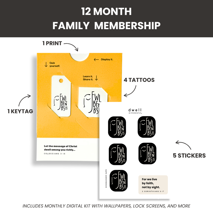 12 Month Gift Membership (REDEEMABLE) (LR2025)