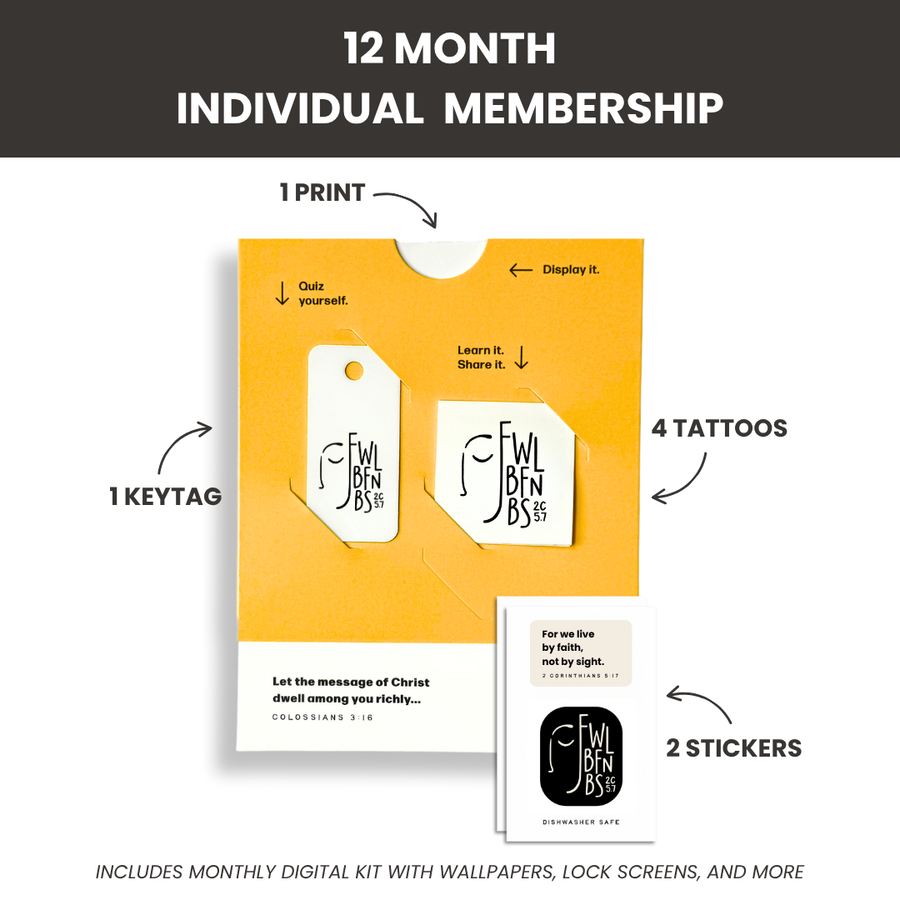 12 Month Gift Membership (REDEEMABLE) (LR2025)