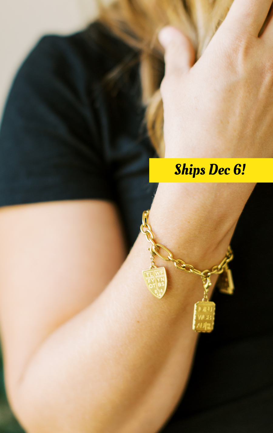 Strength Charm Bracelet - Ships 12/6!