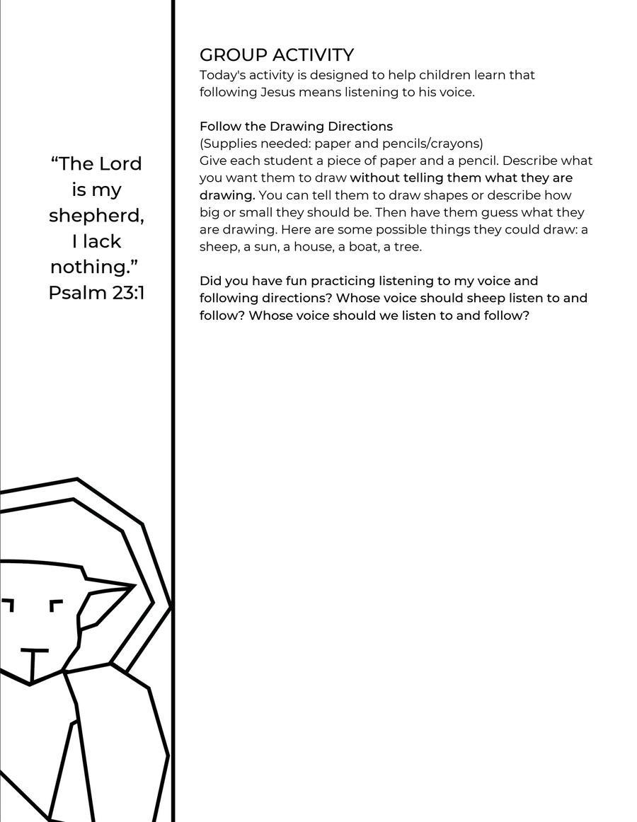 Psalm 23 Children's Series (Group Size)