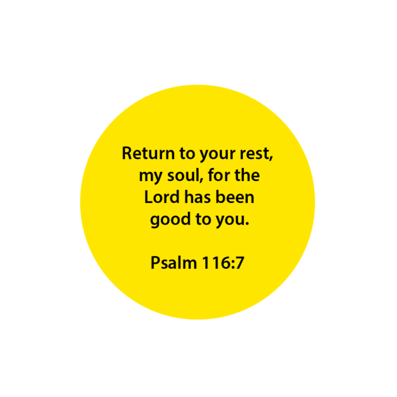 Rest in God's Goodness - 2021 July - Psalm 116:7 (digital)