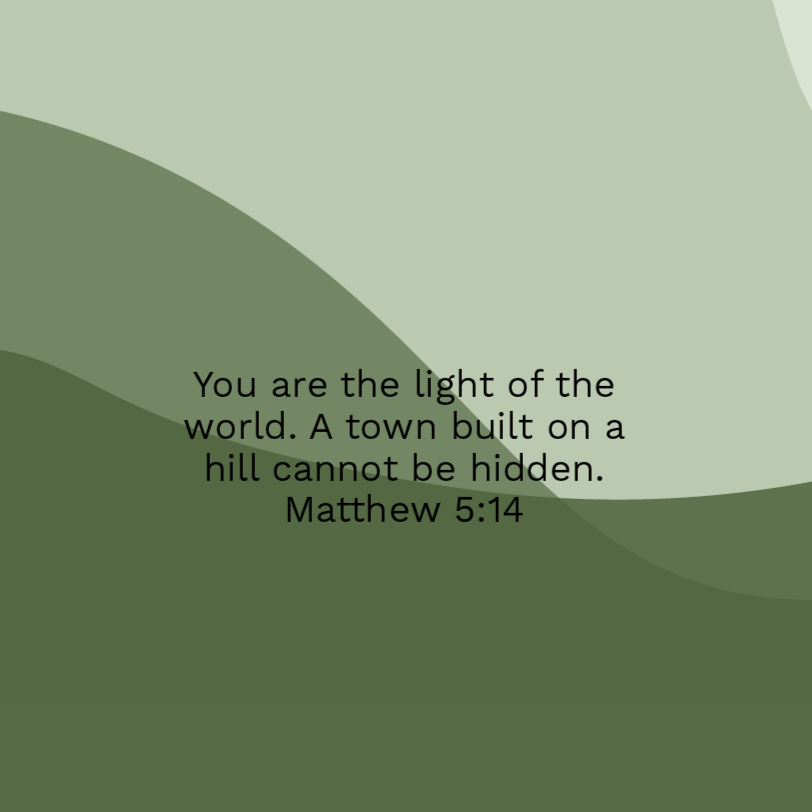 Be the Light - 2020 Sept - Matthew 5:14 (digital)