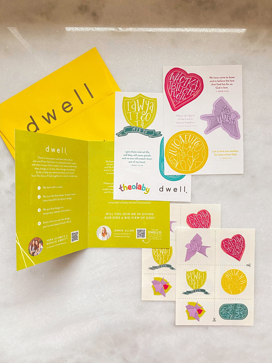 Dwell Differently x Theolaby Bible Memory Kit (up to 40% off!)